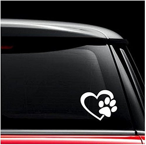 1pc Love Dog Paw Stampato Adesivi Auto Divertenti Accessori - Temu  Switzerland