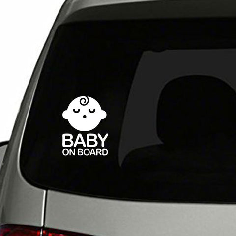 BSL Baby on Board Sticker and Decal - Baby Bumper Car Sticker - Baby Window  Car Sticker - Baby in Car Sticker - Cute Safety Caution Decal Sign for Cars  : : Baby Products
