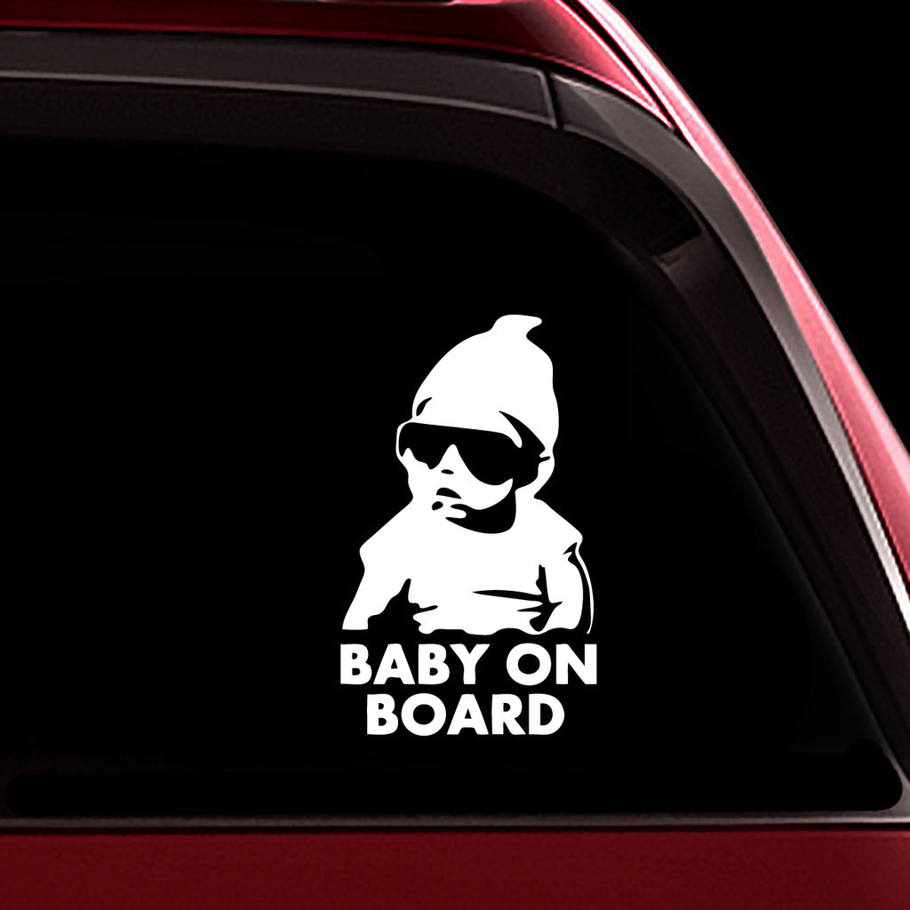 Baby on Board Decal Cute Baby in Car Stickers Peel and Stick